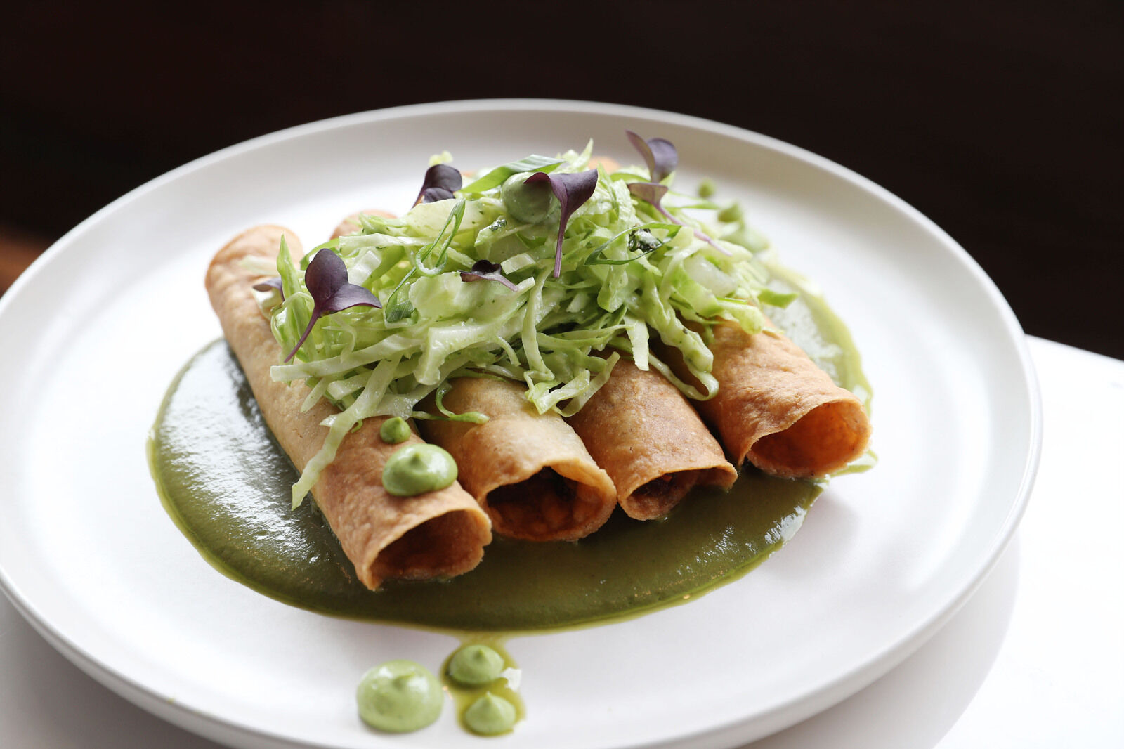 Taquitos at at Caza Azul